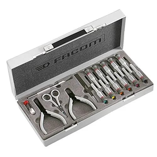 Composition FACOM Microtech MT.J1 - Jeu de 16 Outils de Précision