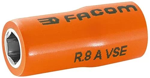 Douille 1/4" Isolée 1000V Facom R.10AVSE - 6 Pans 10 mm