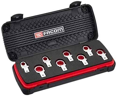 Coffret de 8 Embouts Polygonaux Facom 13.J8U en Pouces avec Plateau Mousse