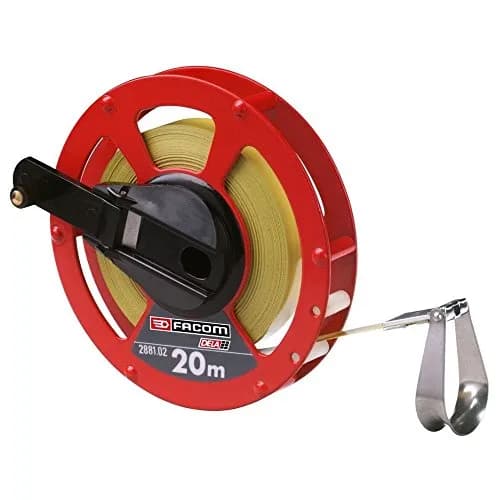 Décamètre Ruban Acier FACOM 20m Classe I - Boîtier Ajouré DELA.62881.02C