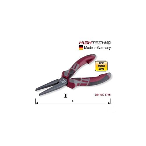 Pince à becs demi-ronds Kraftwerk 4277-160 HIGHTECH3C - 160mm - Titanium