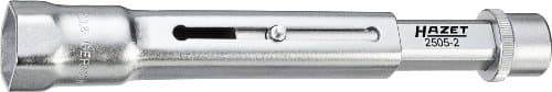 HAZET 2505-2 Clé à Bougies Télescopique 20,8mm (13/16") - Carré 3/8" - DIN 3124
