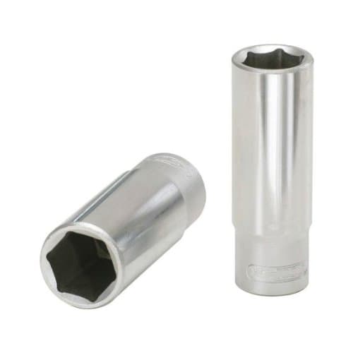 KS TOOLS 917.1247-E Douille Longue 1/2" 6 Pans - 17 mm - Acier Cr-V - DIN 3124