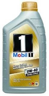 Mobil 1 New Life 0W-40 - Lubrifiant Synthétique PAO/Ester - 4x1L
