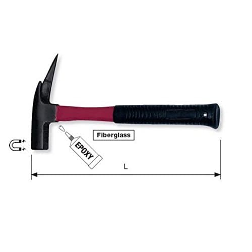 Marteau de charpentier magnétique Kraftwerk 2320 - 600g - Acier C45 DIN 7239