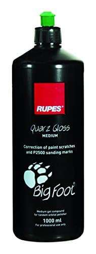 Rupes BigFoot Quarz Gloss - Gel Abrasif Médium - Correction Grain P2500 - 250ml
