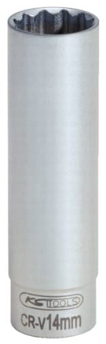 KS TOOLS 911.3991 Douille à Bougie 14mm 3/8" - Parois Fines - Acier Cr-V