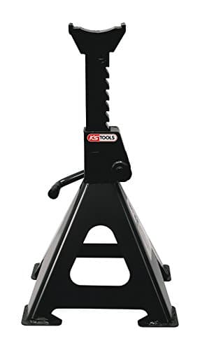 KS Tools 160.0371 - Paire de Chandelles à Crémaillère 6T - Acier Ductile - H. 605mm