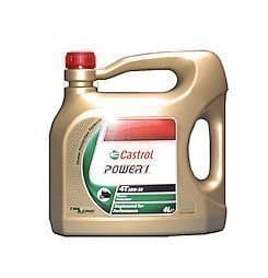 Castrol POWER1 20W-50 4T - Huile Moteur Minérale Haute Viscosité - JASO MA2 - 4L