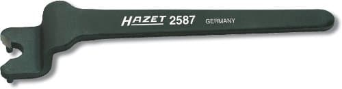Clé à Ergots Coudée HAZET 2587 - Ø 2,9 mm - Pour Galets Tendeurs VAG