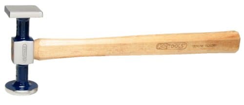 Marteau à Reteindre KS TOOLS 140.2133 - Acier C45 Poli - Manche Hickory 325mm