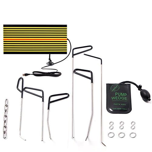 Kit PDR Mookis Pro-Series : 6 Tiges Acier Inoxydable 304, Réflecteur LED & Air Wedge