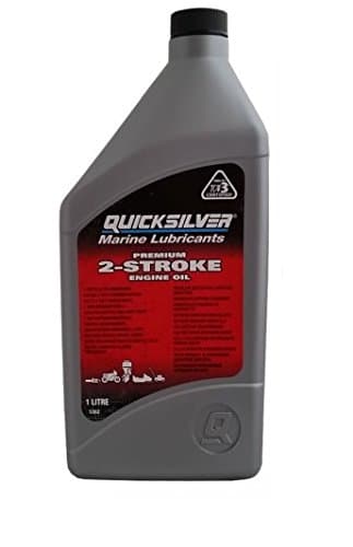 Huile Moteur Quicksilver Premium 2-Temps TC-W3 - Lubrifiant Haute Performance 1L