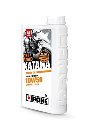 IPONE Katana Off-Road 10W50 - Lubrifiant 100% Synthèse Ester - JASO MA2 / API SN