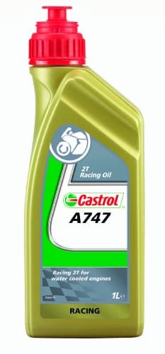 Castrol A747 Racing 2T - Lubrifiant de Synthèse SAE 50 - API TC - 1L