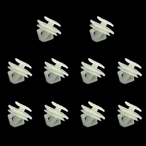 Lot de 10 Clips de Fixation en Nylon PA6.6 Haute Densité - Standard OEM Peugeot