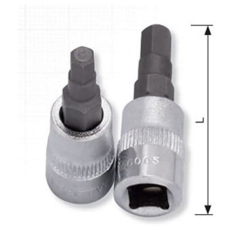 Kraftwerk 106504 - Douille-Embout 1/4" Hexagonal 7/32" - Acier S2 Haute Densité