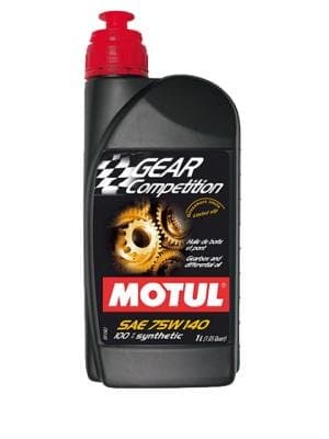 Motul Gear Compétition 75W140 - Lubrifiant 100% Synthèse Ester - API GL-5 - 1L