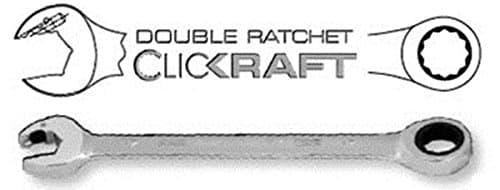 Kraftwerk 3401-10 D-CLICKRAFT Clé Mixte à Cliquet 10mm - Double Ratchet Cr-V