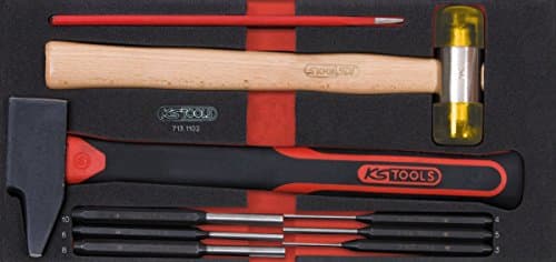 KS Tools 713.1102 Module de Frappe 9 Pièces - Manche Fibre - Mousse Haute Densité