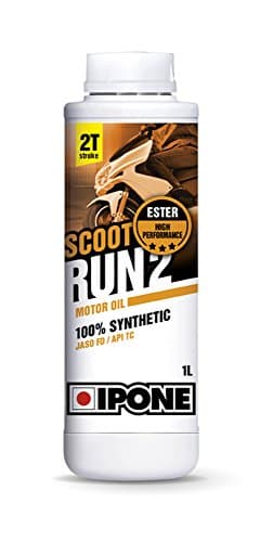 IPONE Scoot Run 2 - Huile 2T 100% Synthèse Ester - API TC / JASO FD - 1L