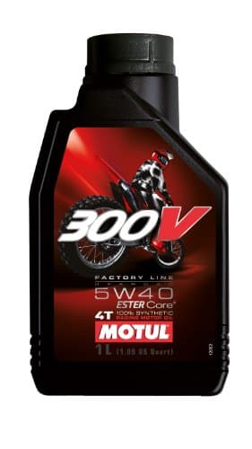 Motul 300V Factory Line Off-Road 5W40 - Lubrifiant 100% Synthèse Double Ester