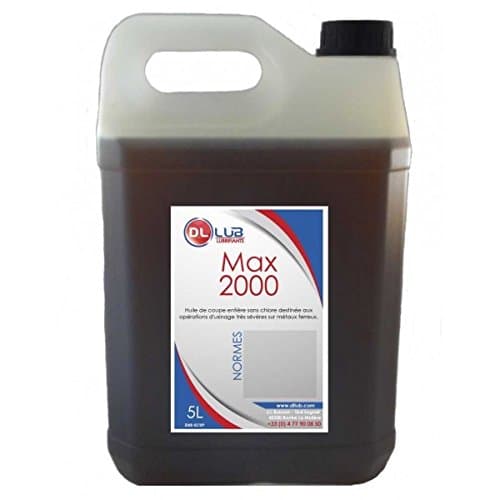 DLLUB COUPE MAX 2000 - Huile de Coupe Haute Performance Sans Chlore - 5L