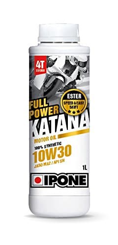 IPONE Full Power Katana 10W30 - Huile 100% Synthèse Ester - JASO MA2 / API SN