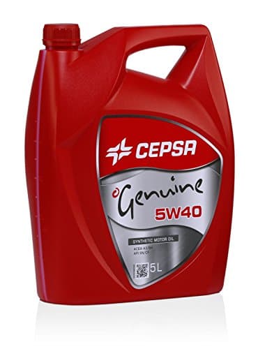CEPSA Genuine 5W-40 Synthetic : Huile Moteur Haute Performance ACEA A3/B4 - 5L