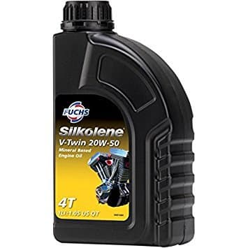 Silkolene V-TWIN 20W50 - Huile Minérale Haute Performance API CH-4/SJ - 1L
