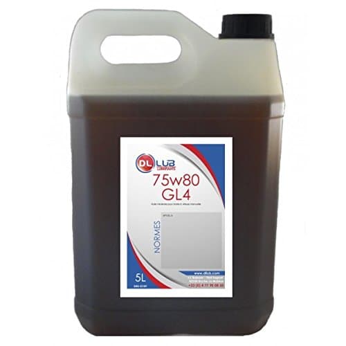 DLLUB 75W80 - Huile de Transmission Minérale API GL-4/GL-4+ - Bidon 5L