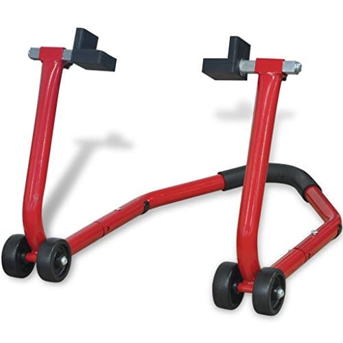 Béquille d'Atelier Arrière Moto en Acier Tubulaire Ø35mm - Capacité 250kg