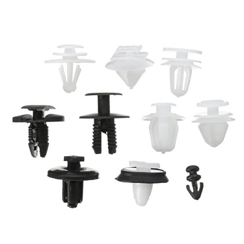 Coffret 100 Agrafes de Carrosserie PSA - Nylon PA6.6 Haute Densité - 10 Profils