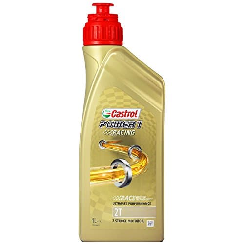 Castrol Power 1 Racing 2T - Huile 100% Synthèse - API TC, JASO FD, ISO-L-EGD - 1L