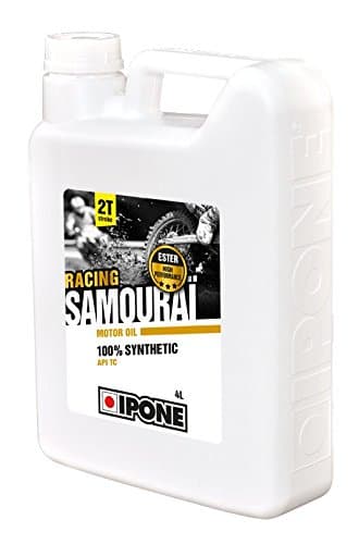 IPONE Samouraï Racing 2T - Huile 100% Synthèse Ester - API TC - Bidon 4L