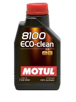 Motul 8100 Eco-Clean 0W-30 - Lubrifiant 100% Synthèse ACEA C2 - 1L