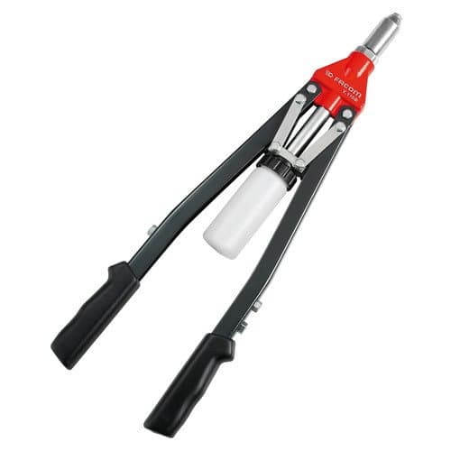 Pince à riveter FACOM Y.104B double bras - Capacité Ø6.4mm - Collecteur intégré