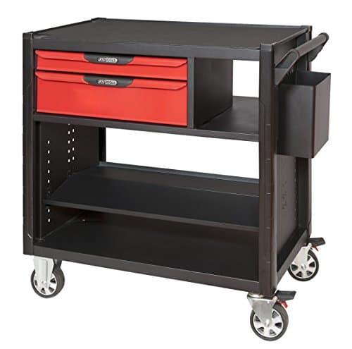 Chariot de Travail KS TOOLS 809.0002 - Charge 300kg - 2 Tiroirs sur Glissières