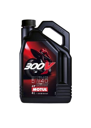 Motul 300V Factory Line Road Racing 5W40 - Lubrifiant 100% Synthèse - 4L