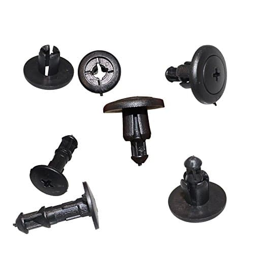 Muchkey BC1D56145 - Pack 10 Clips Rivets Nylon PA6.6 Trou Ø8mm Haute Densité