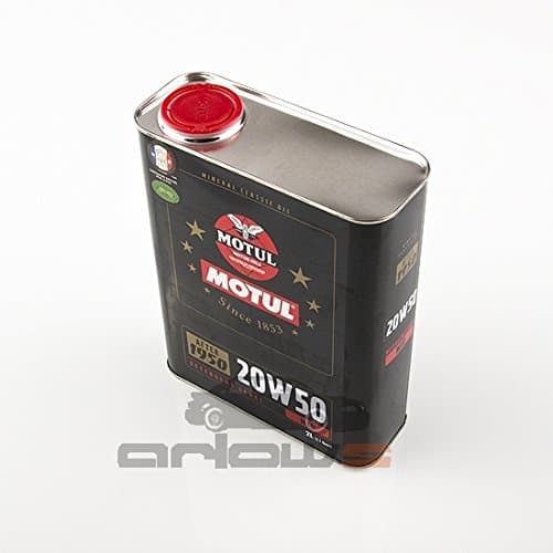 Motul Classic Oil 20W50 - Lubrifiant Minéral API SF/CC - Pack 4 x 2L (8L)