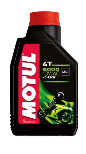 Lube Motul 5000 4T 10W40 - Lubrifiant HC-TECH® JASO MA2/API SL - 1L