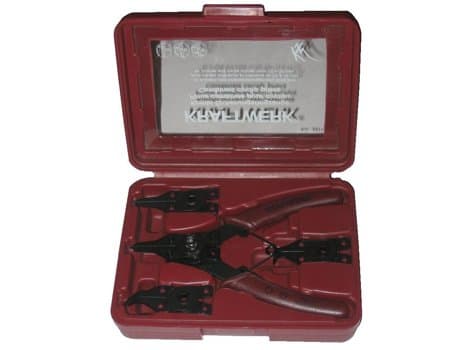 Pince Circlips 4-en-1 Kraftwerk 2211 - Acier Cr-V - Capacité Ø 10-50 mm