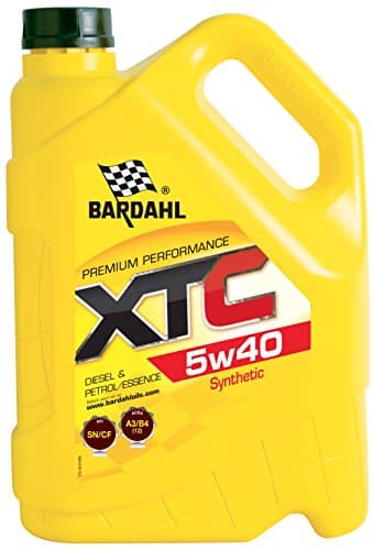 Bardahl XTC 5W40 Synthèse A3/B4-12 - Lubrifiant Haute Performance VL - 500ml