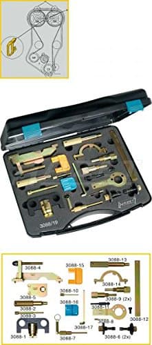 Coffret de Calage Distribution HAZET 3088/19 - Opel Ecotec/CDTi - 19 Pièces