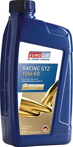 EUROLUB Racing GT2 SAE 10W-60 - Huile Moteur Synthèse Haute Performance API SN/CF