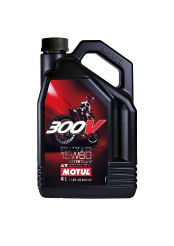 Motul 300V Factory Line Off Road 15W-60 - Technologie ESTER Core® - 4L