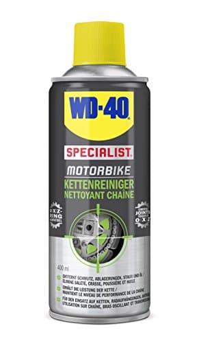 Nettoyant Chaînes WD-40 Specialist Motorbike - Solvant Haute Performance 400ml