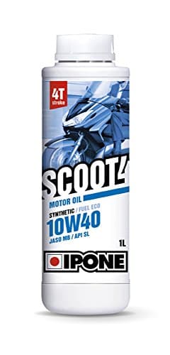 IPONE Scoot 4 10W40 - Lubrifiant Semi-Synthétique Haute Performance API SL / JASO MB