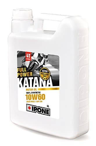 Huile IPONE Full Power Katana 10W60 - 100% Synthèse Ester - JASO MA2 / API SN